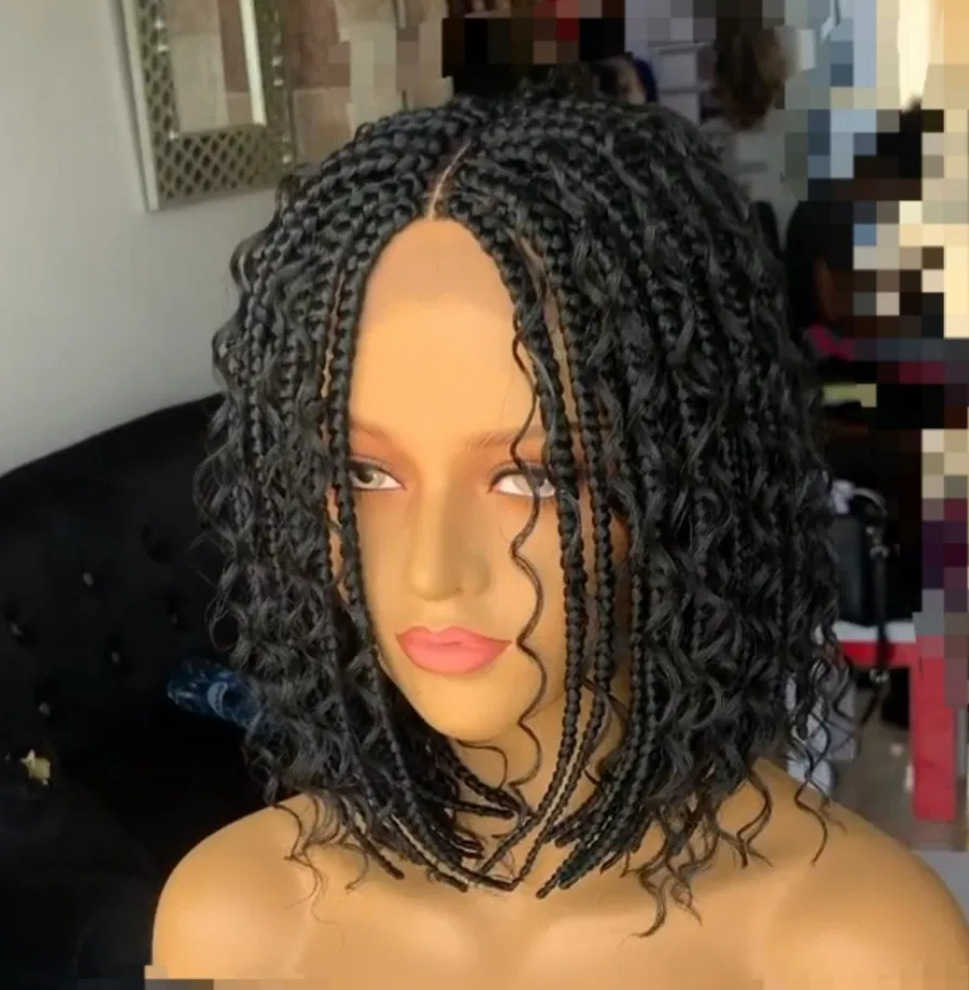 Synthetic Wigs Braid Wig Hair Women's Short Split Mechanism Elastic Mesh Synthetic Fiber Headband Boxraid Wig, Black -14inch
Synthetic Wigs Braid Wig Hair Women's Short Split Mechanism Elastic Mesh Synthetic Fiber Headband Boxraid Wig, Black -14inch