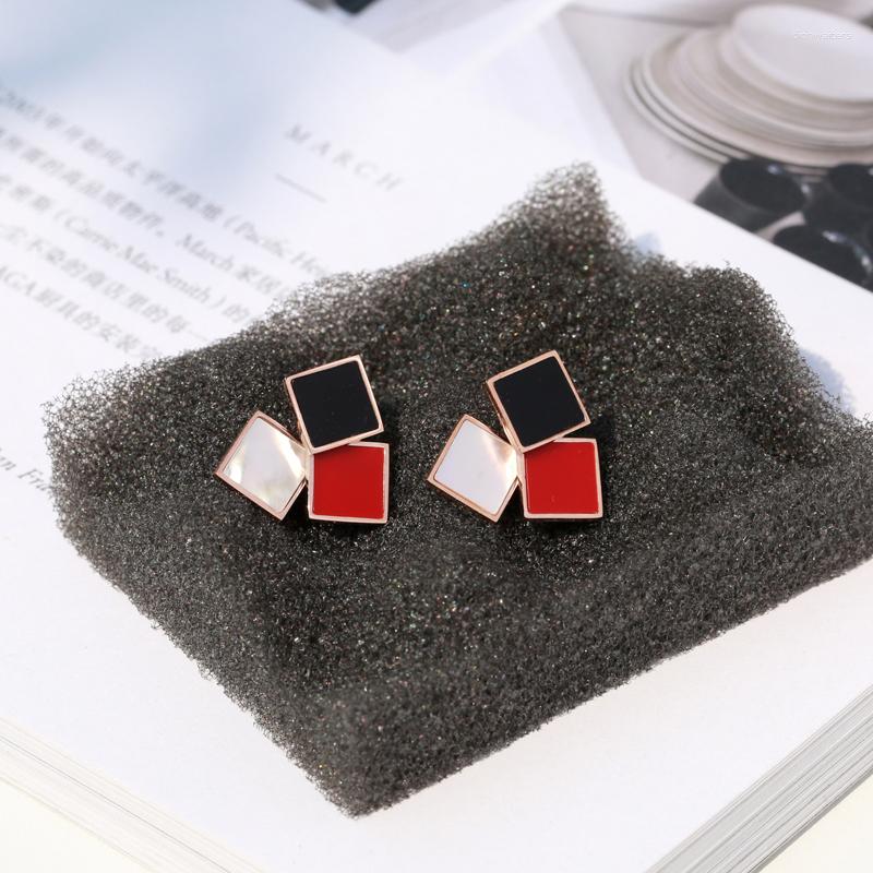 Stud Earrings YUN RUO 2023 Fashion Three Colors Rhombus Earring Woman Rose Gold Color Titanium Steel Jewelry Girl Birthday Gift Not Fade
Stud Earrings YUN RUO 2023 Fashion Three Colors Rhombus Earring Woman Rose Gold Color Titanium Steel Jewelry Girl Birthday Gift Not Fade
