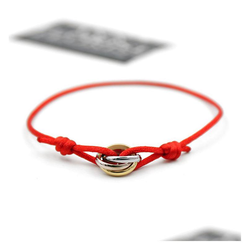 Charm Bracelets Tennis Bracelet Designer Trinity Ring String Three Rings Hand Strap Couple For Women And Men Fashion Jewelry Famous Dhd4A
Charm Bracelets Tennis Bracelet Designer Trinity Ring String Three Rings Hand Strap Couple For Women And Men Fashion Jewelry Famous Dhd4A
