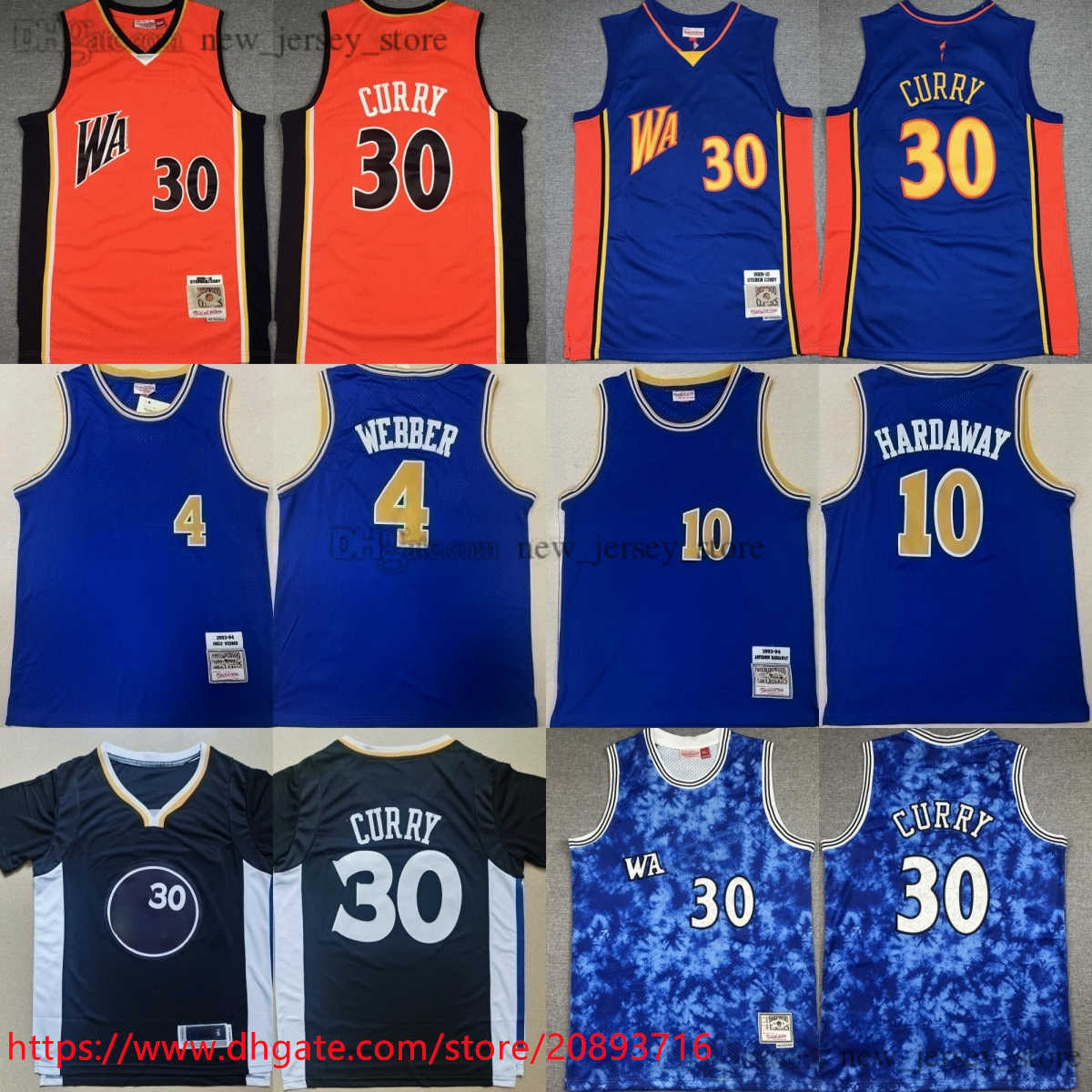 Mitchell and Ness 1993-94 Basketball Chris Webber Jersey Classic Retro 2009-10 Stephen Curry Tim Hardaway Jerseys Vintage Man White Blue Red Black Curry Short T-shirt
Mitchell and Ness 1993-94 Basketball Chris Webber Jersey Classic Retro 2009-10 Stephen Curry Tim Hardaway Jerseys Vintage Man White Blue Red Black Curry Short T-shirt
