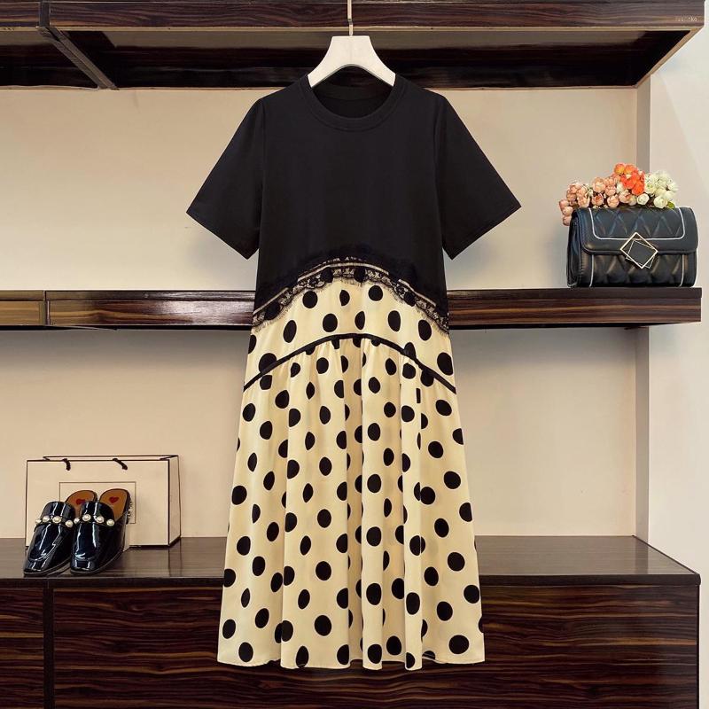 Party Dresses For Women 2023 Summer Plus Size 5XL Dress Loose Cotton Black Lace Patchwork Dot Print Lady Vestido Female Robe
Party Dresses For Women 2023 Summer Plus Size 5XL Dress Loose Cotton Black Lace Patchwork Dot Print Lady Vestido Female Robe