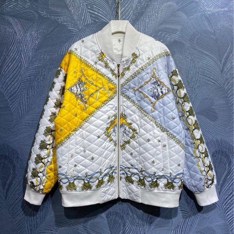 Women' Jackets 2023 Autumn Winter Fashion High Quality Women Vintage Print Front Zipper Long Sleeve Casual Loose Tops Coat Outwear, Picture shown
Women' Jackets 2023 Autumn Winter Fashion High Quality Women Vintage Print Front Zipper Long Sleeve Casual Loose Tops Coat Outwear, Picture shown
