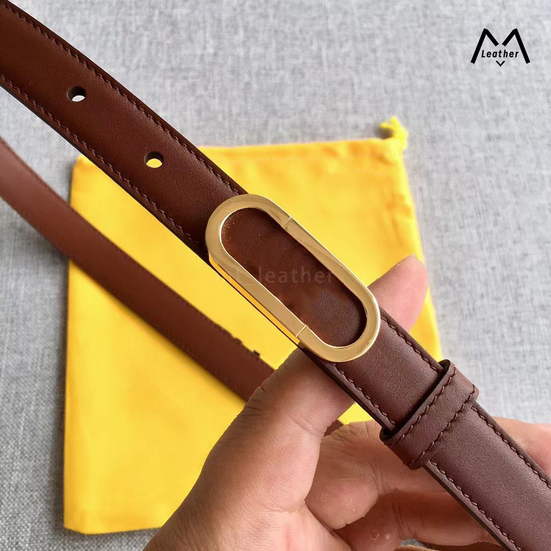 Designer belt Fashion Smooth Buckle Belt Retro Design Thin Waist Belts for Men Womens Width 2.0CM Genuine Cowhide 3 Color Optional High Quality