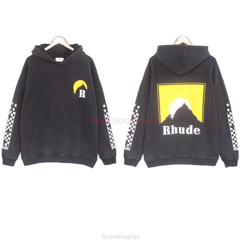 Designer Clothing Mens Sweatshirts Hoodies Rhude Fw21 Washed Used High Street Sunset Plaid Printed Hoodie for Men Women Fashion Streetwear Pullover jacket Jumpers, Shipping fee
Designer Clothing Mens Sweatshirts Hoodies Rhude Fw21 Washed Used High Street Sunset Plaid Printed Hoodie for Men Women Fashion Streetwear Pullover jacket Jumpers, Shipping fee