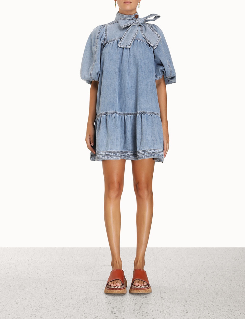 Basic & Casual dress Australian Designer Dress 2023 Spring/Summer New RALE Lantern Sleeves Leading Denim Dress, Blue
Basic & Casual dress Australian Designer Dress 2023 Spring/Summer New RALE Lantern Sleeves Leading Denim Dress, Blue