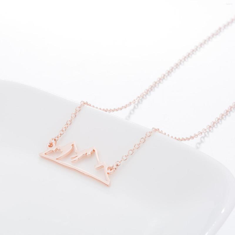 Pendant Necklaces Daisies Snow Mountain Origami Range Necklace Biking Outdoor Clamber Gift Colar
Pendant Necklaces Daisies Snow Mountain Origami Range Necklace Biking Outdoor Clamber Gift Colar
