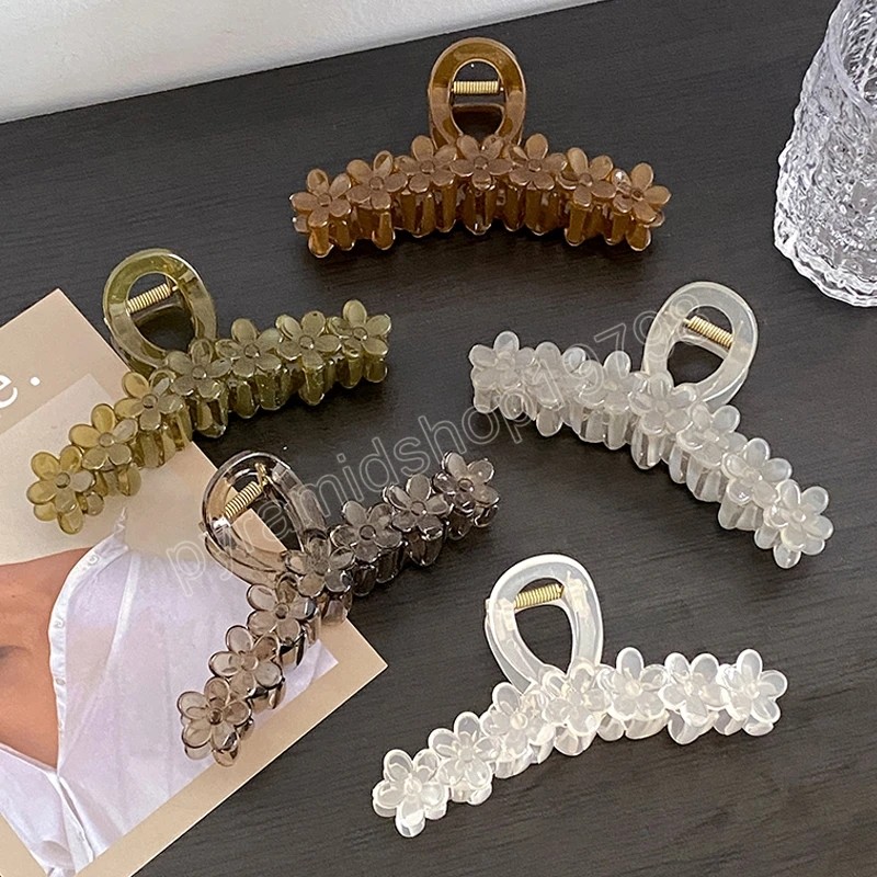 New Big Size 13cm Flowers For Women Girls Hair Claw Clips Headdre Resin Sweet Fashion Hairpins Hair Accessories, Mixed color
New Big Size 13cm Flowers For Women Girls Hair Claw Clips Headdre Resin Sweet Fashion Hairpins Hair Accessories, Mixed color