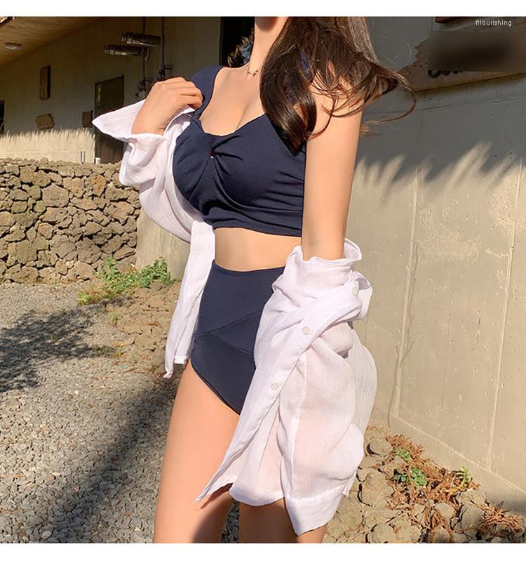 Women's Swimwear Korean Style Mid Waist Bikini Set Women Biquini Suit Two Pieces Solid Swimsuit High Quality Beach 2023, Sky blue
Women's Swimwear Korean Style Mid Waist Bikini Set Women Biquini Suit Two Pieces Solid Swimsuit High Quality Beach 2023, Sky blue