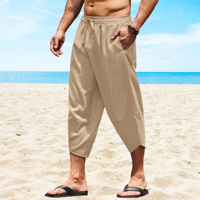 Men' Shorts Summer Men' Polyester-cotton Solid Color Loose Sports Beach Pants Elastic Waist Drawstring Cropped Daily Wear, Green
Men' Shorts Summer Men' Polyester-cotton Solid Color Loose Sports Beach Pants Elastic Waist Drawstring Cropped Daily Wear, Green