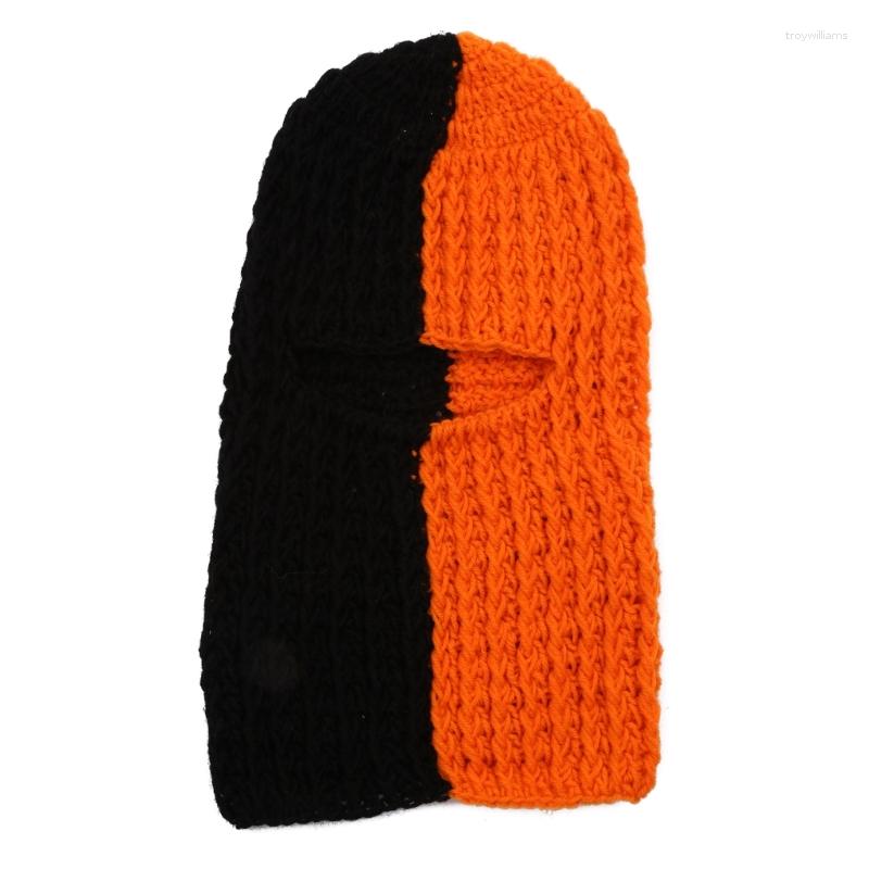 Berets Spooky Knitted Beanie Hat Halloween Color Blocks Ghost Balaclava Costume Party Cosplay Hats Headgear, Black and white
Berets Spooky Knitted Beanie Hat Halloween Color Blocks Ghost Balaclava Costume Party Cosplay Hats Headgear, Black and white