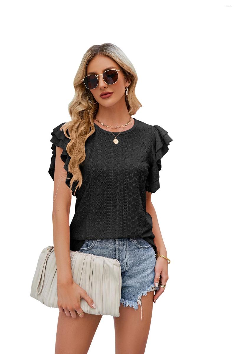 Women' Sweaters 2023 Summer European And American Foreign Trade Women' Clothing Amazon Round Neck Double Layer Ruffle, Dark pink
Women' Sweaters 2023 Summer European And American Foreign Trade Women' Clothing Amazon Round Neck Double Layer Ruffle, Dark pink