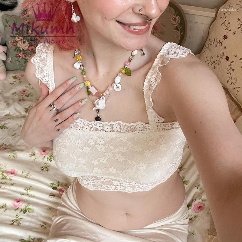 Women' Tanks Y2K Lace Crop Top Women Sweet Mini Vests Fairycore Cute White Camis Tank Tops, Picture shown
Women' Tanks Y2K Lace Crop Top Women Sweet Mini Vests Fairycore Cute White Camis Tank Tops, Picture shown