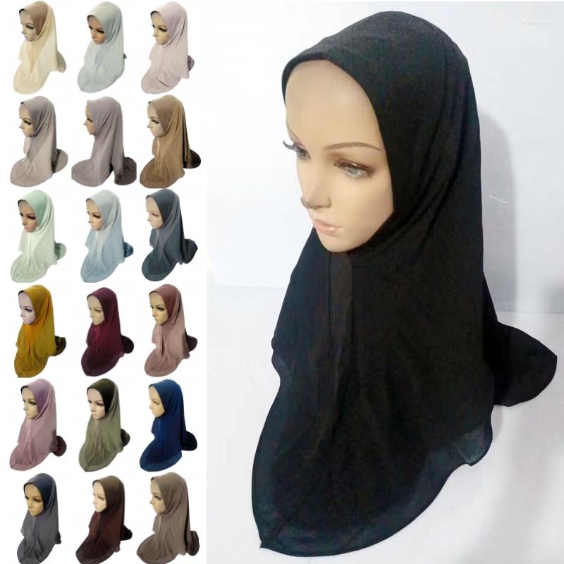 Ethnic Clothing Solid Color Hijab Double Layer Khimar Muslim Women Headcover Niqab Head Wrap Islamic Arab Shawls Malaysia Style HeadScarf
Ethnic Clothing Solid Color Hijab Double Layer Khimar Muslim Women Headcover Niqab Head Wrap Islamic Arab Shawls Malaysia Style HeadScarf