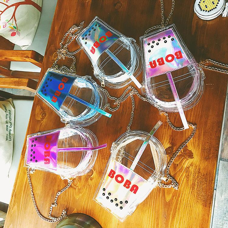 Evening Bags Cute Design Transparent Drink Bottle Crossbody Bag For Women Pvc Ladies Chain Purse Shoulder Tote Mini Female Bolsa, Blue
Evening Bags Cute Design Transparent Drink Bottle Crossbody Bag For Women Pvc Ladies Chain Purse Shoulder Tote Mini Female Bolsa, Blue