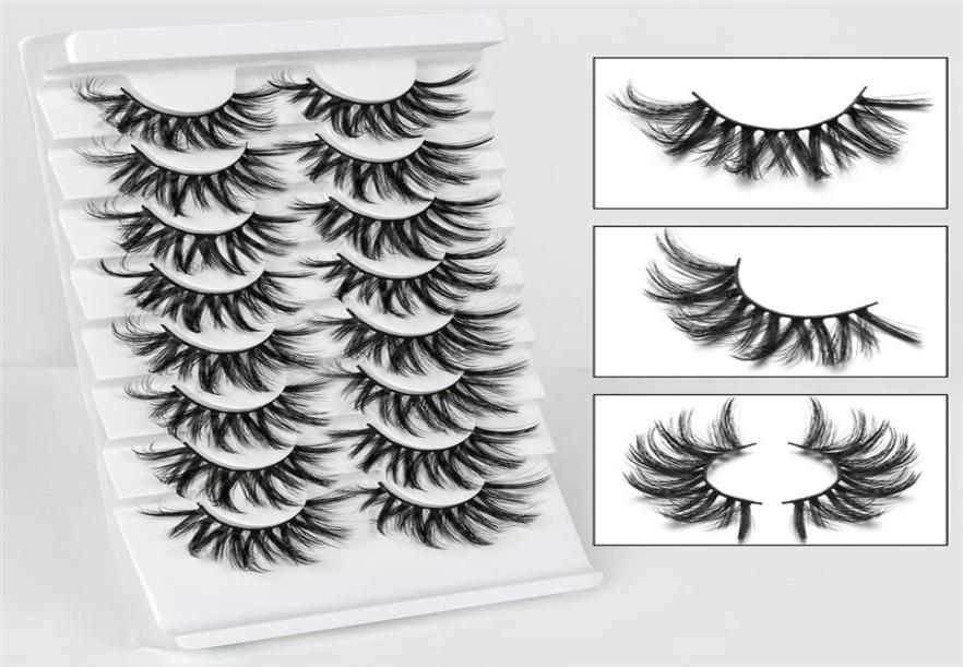 8 Pairs Thick Eyelashes Wispy Long Lashes Handamde Lashes Nature Eye Makeup Tools 3D False Eye Lashes8320136
8 Pairs Thick Eyelashes Wispy Long Lashes Handamde Lashes Nature Eye Makeup Tools 3D False Eye Lashes8320136