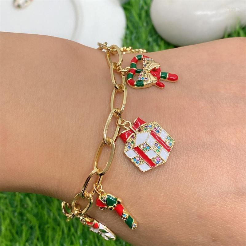 Link Bracelets 5Pcs 2023 Korean Fashion Bright Color Elk Shape Pendent Bracelet Cute Cartoon Christmas Tree Santa Drop
Link Bracelets 5Pcs 2023 Korean Fashion Bright Color Elk Shape Pendent Bracelet Cute Cartoon Christmas Tree Santa Drop