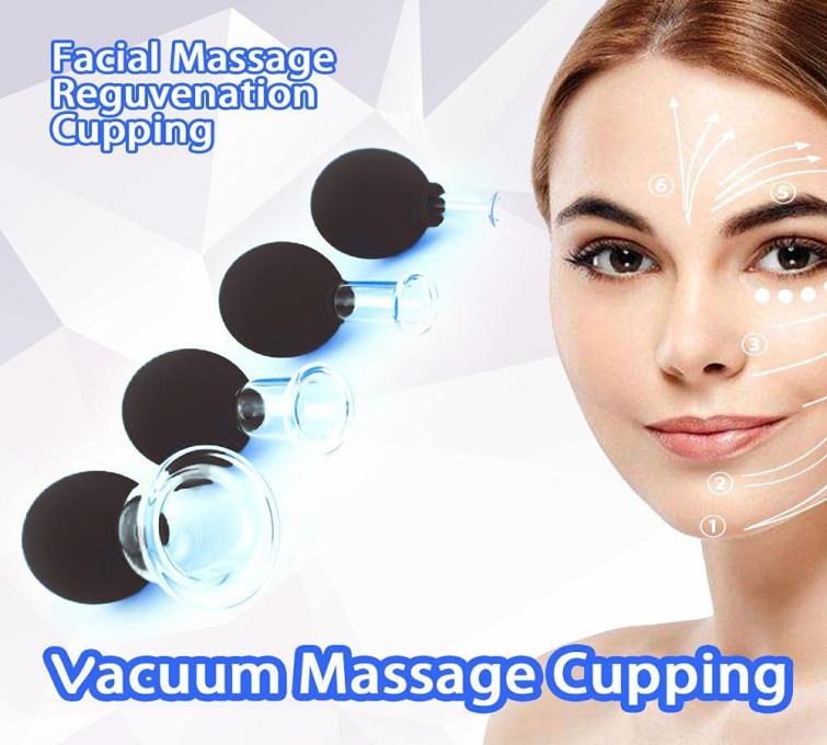 4 Pieces Glass Facial Massage Cupping Therapy Set For Eyes Face and Body Silicone Vacuum Suction Cuppings Anti Cellulite Wrinkle1044668
4 Pieces Glass Facial Massage Cupping Therapy Set For Eyes Face and Body Silicone Vacuum Suction Cuppings Anti Cellulite Wrinkle1044668