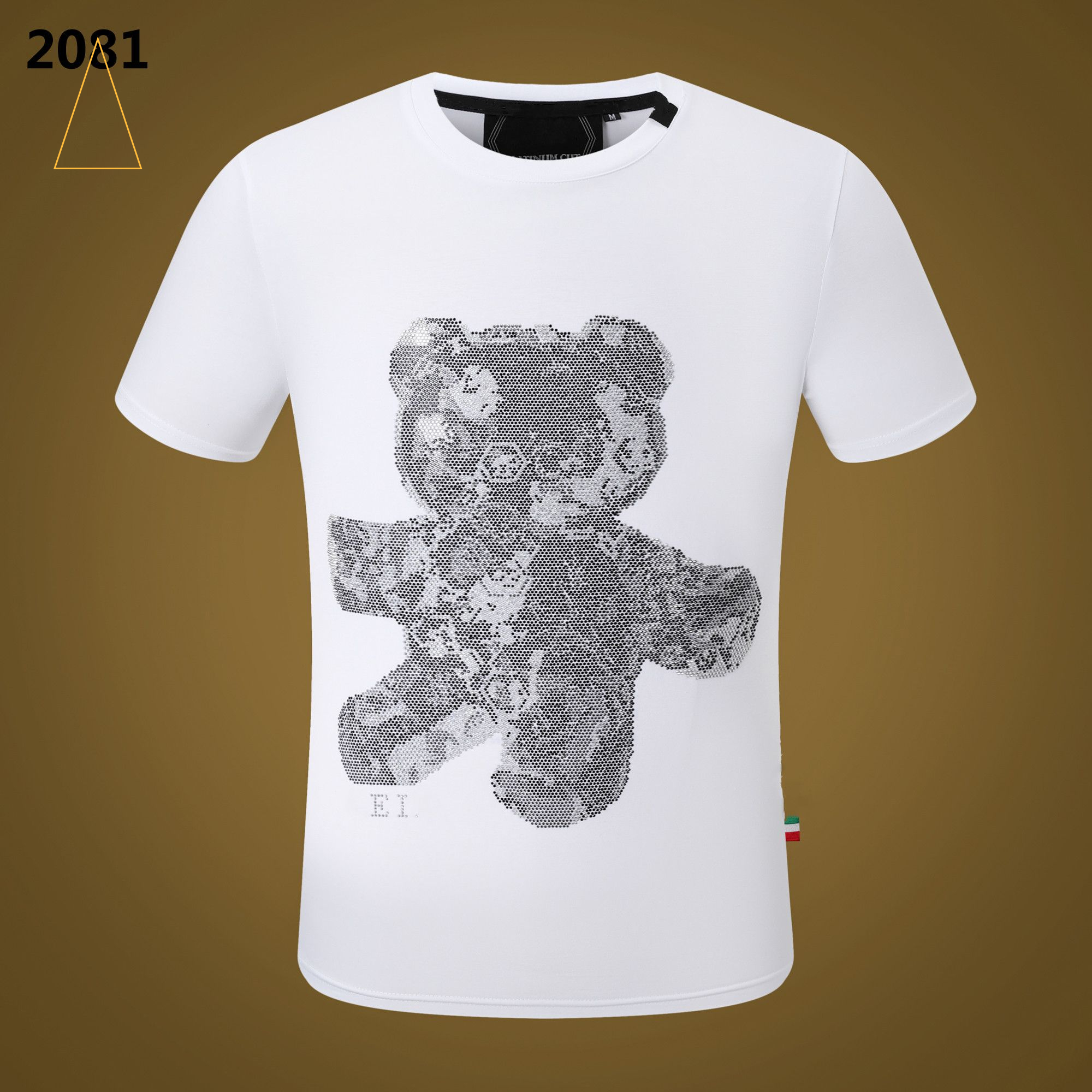 NEW STYLE Phillip Plain Men T Shirts Designer PP Skull Diamond T Shirt Short Sleeve Dollar Brown Bear Brand Tee High Quality Skulls T Shirt Tops VS2081, Black
NEW STYLE Phillip Plain Men T Shirts Designer PP Skull Diamond T Shirt Short Sleeve Dollar Brown Bear Brand Tee High Quality Skulls T Shirt Tops VS2081, Black