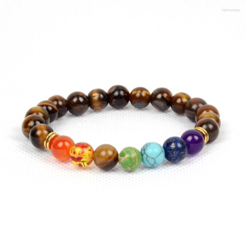 Charm Bracelets Natural Tiger Eye Stone Round 7 Chakra Healing Balance Beads Bracelet For Men Women Stretch Yoga JewelryCharm Raym22
Charm Bracelets Natural Tiger Eye Stone Round 7 Chakra Healing Balance Beads Bracelet For Men Women Stretch Yoga JewelryCharm Raym22