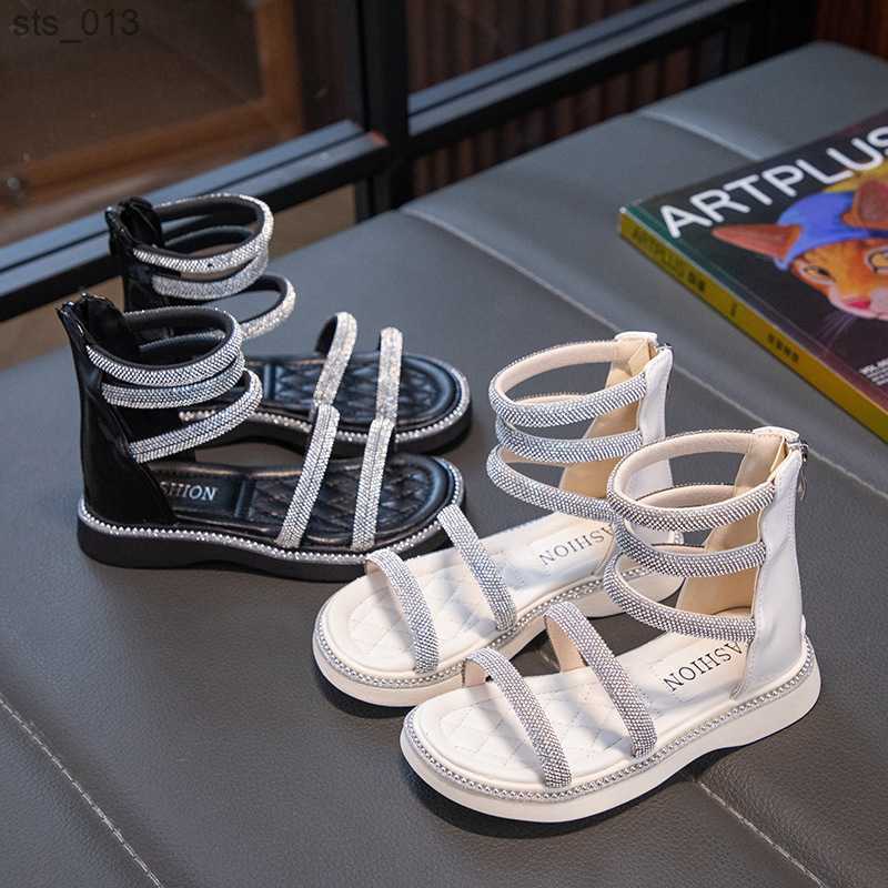 Summer Childrens Girls Gladiator Roma Sandals Non-slip Breathable Fashion Rhinestone Crystal Princess Solf Shoes Kids Sandals L230518, Begie
Summer Childrens Girls Gladiator Roma Sandals Non-slip Breathable Fashion Rhinestone Crystal Princess Solf Shoes Kids Sandals L230518, Begie