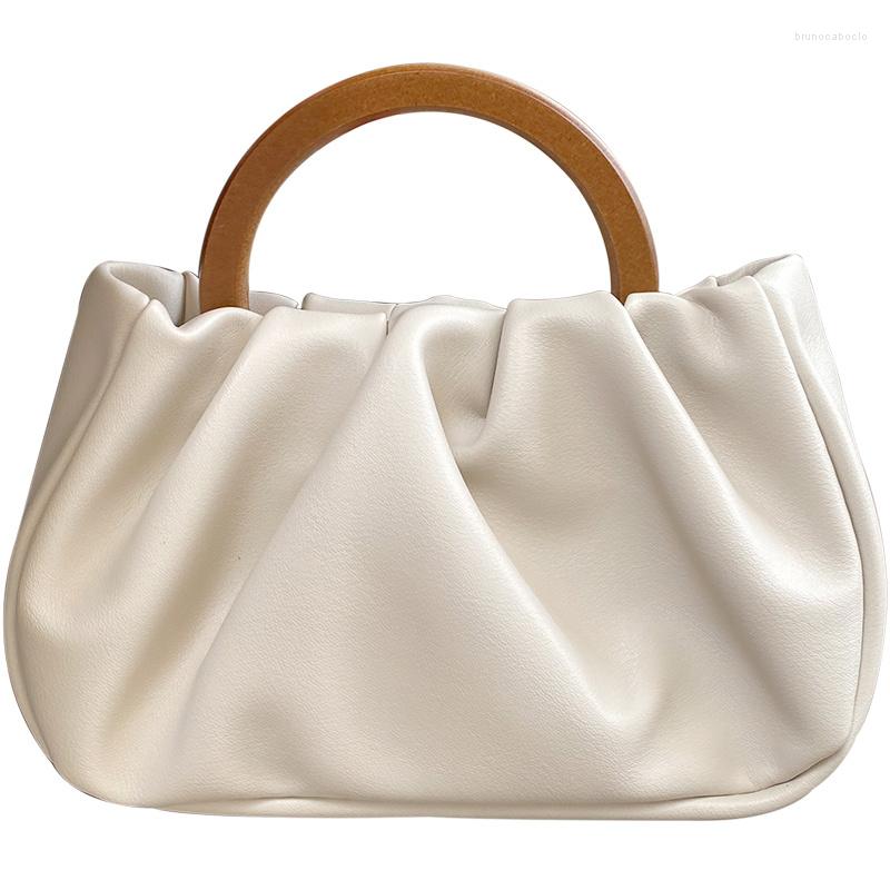 Evening Bags Niche Design Wooden Handle Pleated Cloud Portable Bag Women's 2023 Ins Messenger Mini Trend, Black
Evening Bags Niche Design Wooden Handle Pleated Cloud Portable Bag Women's 2023 Ins Messenger Mini Trend, Black