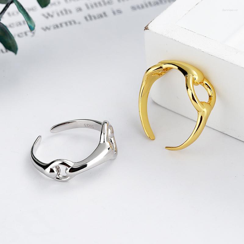 Cluster Rings Amaiyllis S925 Sterling Silver Light Luxury Hollow Open Ring Individual Fashion Interlocking Index Finger Jewelry
Cluster Rings Amaiyllis S925 Sterling Silver Light Luxury Hollow Open Ring Individual Fashion Interlocking Index Finger Jewelry