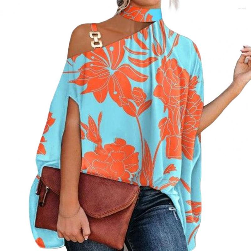 Women' Blouses Autumn Women Blouse Flower Print Rich Colors Loose Baggy One Shoulder Spring Shirts Tops
Women' Blouses Autumn Women Blouse Flower Print Rich Colors Loose Baggy One Shoulder Spring Shirts Tops