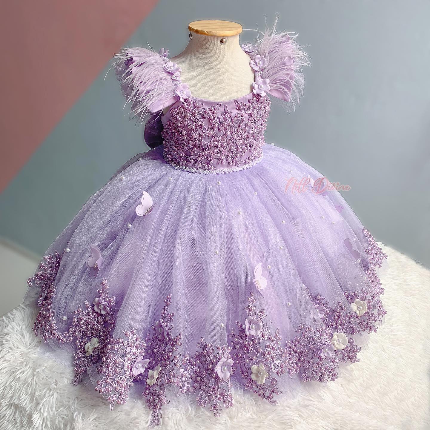 Light Purple Flower Girls Dresses For Weddings Floral Feather Birthday Children Bow Back Dress Girl Pageant Gowns, Black
Light Purple Flower Girls Dresses For Weddings Floral Feather Birthday Children Bow Back Dress Girl Pageant Gowns, Black