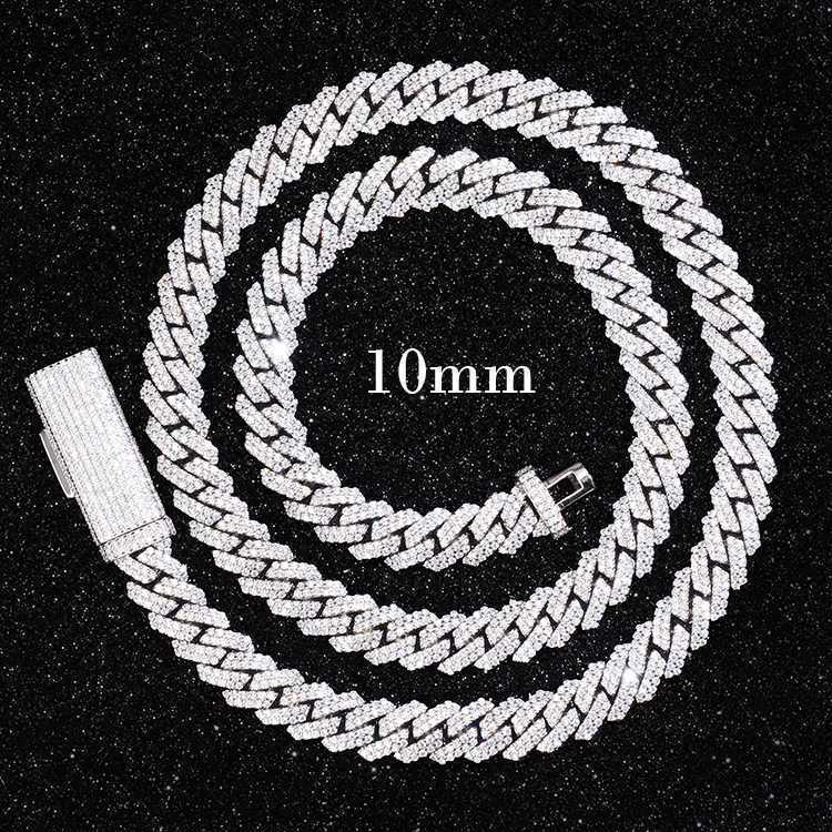 Rts Hiphop Jewelry Gold Plated 10mm 12mm 2rows Cuban Chain S925 Silver with Vvs Moissanite Bracelet Necklace Cuban Link Chain
Rts Hiphop Jewelry Gold Plated 10mm 12mm 2rows Cuban Chain S925 Silver with Vvs Moissanite Bracelet Necklace Cuban Link Chain