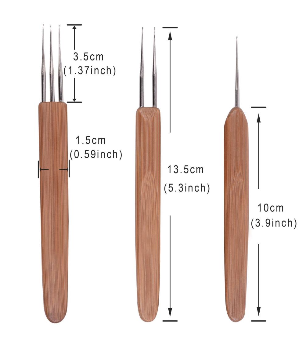 Extensions Wigs Bamboo Crochet Needle For Hair Dreadlock Accessories Wig Making Tools Dreadlocks Hook Needles 123 Hooks Kcxrx Bosc2933592
Extensions Wigs Bamboo Crochet Needle For Hair Dreadlock Accessories Wig Making Tools Dreadlocks Hook Needles 123 Hooks Kcxrx Bosc2933592