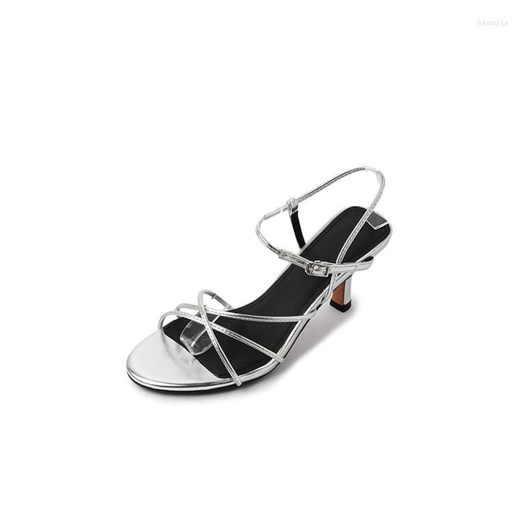 Sandals Women's Spring And Summer Leather Open Toe Ladies Cross Straps Banquets Womens Shoes With Design, Black
Sandals Women's Spring And Summer Leather Open Toe Ladies Cross Straps Banquets Womens Shoes With Design, Black