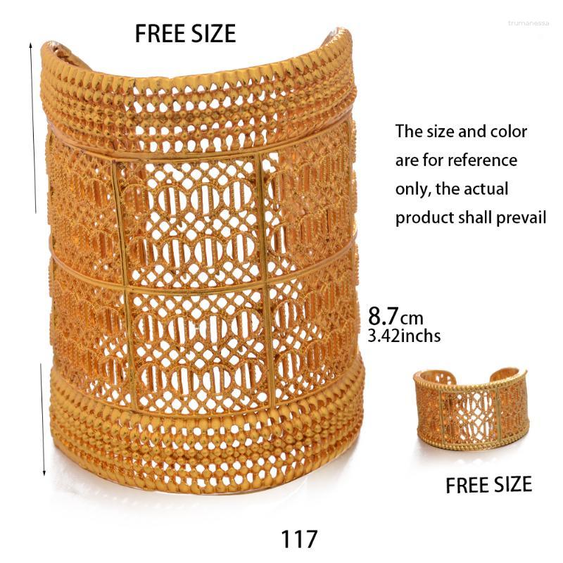 Bangle Dubai France Luxury Female Big Gold Color Bangles For Women Bride With Ring Bijoux Africaine BraceletBangle Raym22
Bangle Dubai France Luxury Female Big Gold Color Bangles For Women Bride With Ring Bijoux Africaine BraceletBangle Raym22