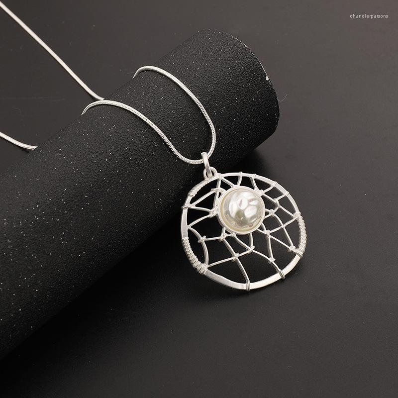 Pendant Necklaces Amorcome Pearl Dream Catcher Statement Necklace For Women Sweater Long Chain Retro Winter Party Jewelry Gift
Pendant Necklaces Amorcome Pearl Dream Catcher Statement Necklace For Women Sweater Long Chain Retro Winter Party Jewelry Gift