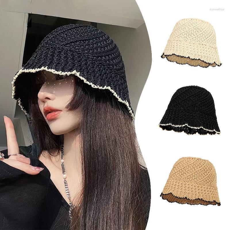 Berets Twill Weave Hollow Out Bucket Hat Woman Outdoor Beach Sun Hats Korean Fashion Summer Folding Panama Bob Fisherman Caps, Khaki
Berets Twill Weave Hollow Out Bucket Hat Woman Outdoor Beach Sun Hats Korean Fashion Summer Folding Panama Bob Fisherman Caps, Khaki
