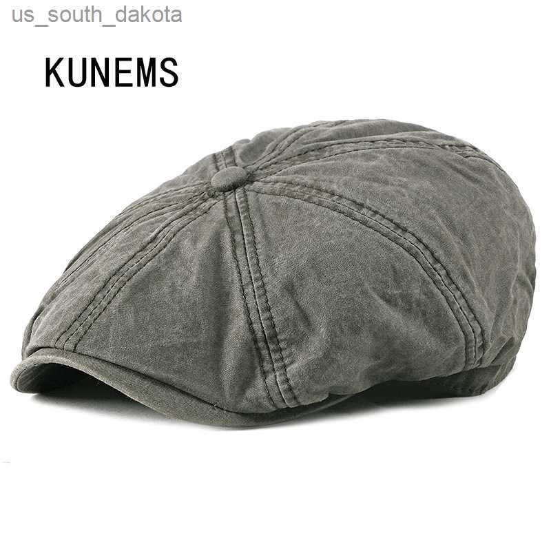 KUNEMS Washed Cotton Berets Men Hats Peaky Blinders Casual Newsboy Caps Fashion Dad Hat Boina British Octagonal Cap Gorras L230523, Army green
KUNEMS Washed Cotton Berets Men Hats Peaky Blinders Casual Newsboy Caps Fashion Dad Hat Boina British Octagonal Cap Gorras L230523, Army green