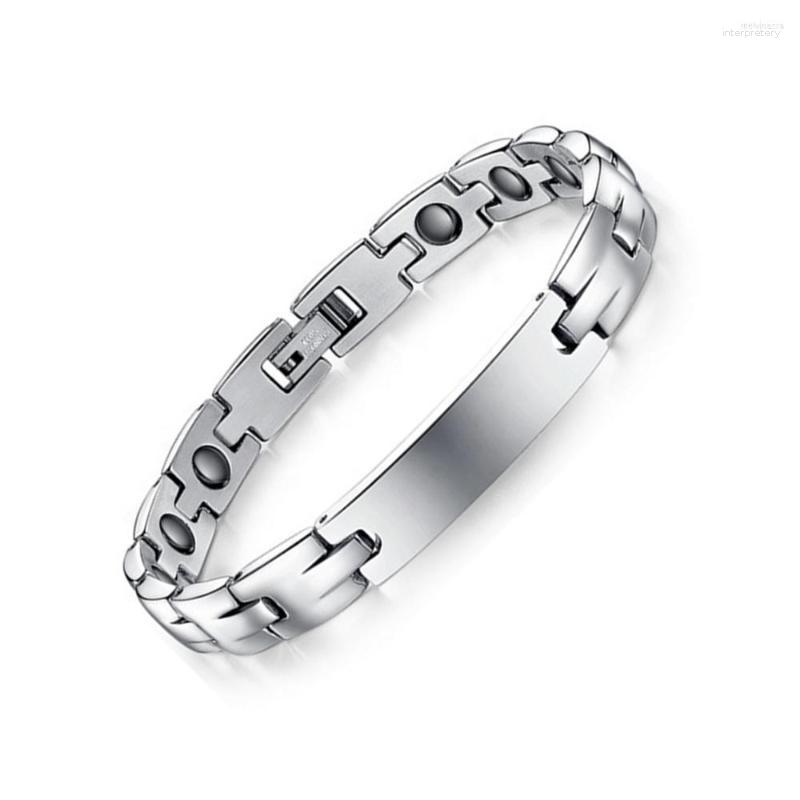 Link Bracelets Couple Bracelet Quantum EMF Protection Energy Magnetic With Germanium Stainless Steel Bangle For Women Men-Adjustable
Link Bracelets Couple Bracelet Quantum EMF Protection Energy Magnetic With Germanium Stainless Steel Bangle For Women Men-Adjustable