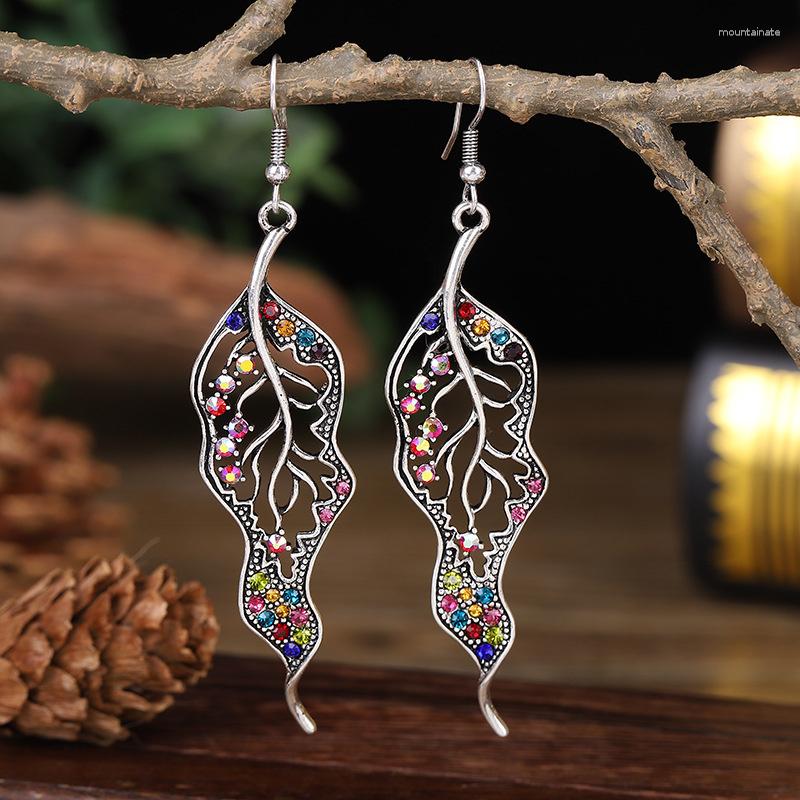 Dangle Earrings 2 Pairs/lot Unique Metal Rhinestones Leaf Gift For Her Jewelry Trendy Ear Accessories Women
Dangle Earrings 2 Pairs/lot Unique Metal Rhinestones Leaf Gift For Her Jewelry Trendy Ear Accessories Women