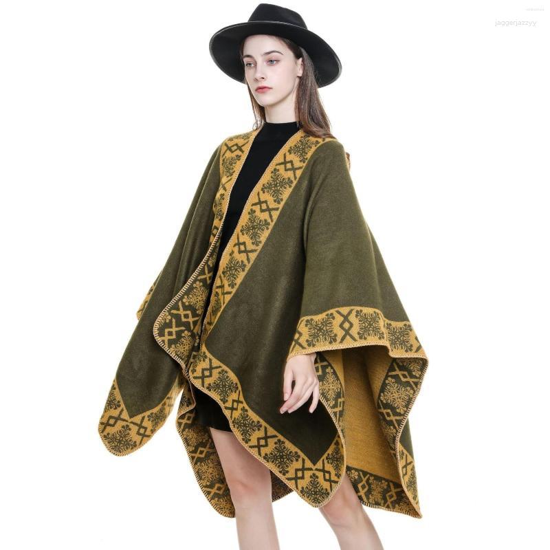 Ethnic Clothing Muslim Winter Sleeve Poncho Women Capes Wearable Shawls Wraps Ladies Thicken Pashmina Stoles Reversible Black Scarves
Ethnic Clothing Muslim Winter Sleeve Poncho Women Capes Wearable Shawls Wraps Ladies Thicken Pashmina Stoles Reversible Black Scarves