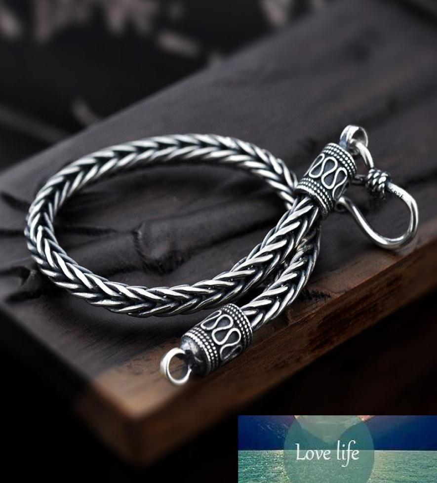 Vintage Real Pure 925 Sterling Silver Handmade Braided Chain Bracelet for Men Jewelry Mens Bracelets3324368
Vintage Real Pure 925 Sterling Silver Handmade Braided Chain Bracelet for Men Jewelry Mens Bracelets3324368