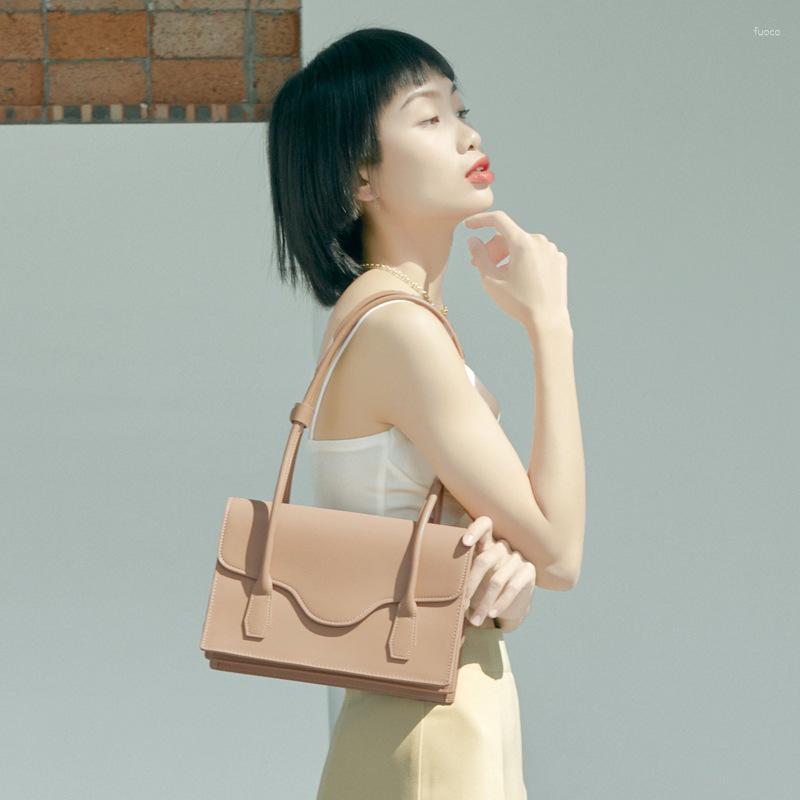 Evening Bags Female Leather All-match Shoulder Bag Simple High-end Niche Handbag, Brown
Evening Bags Female Leather All-match Shoulder Bag Simple High-end Niche Handbag, Brown