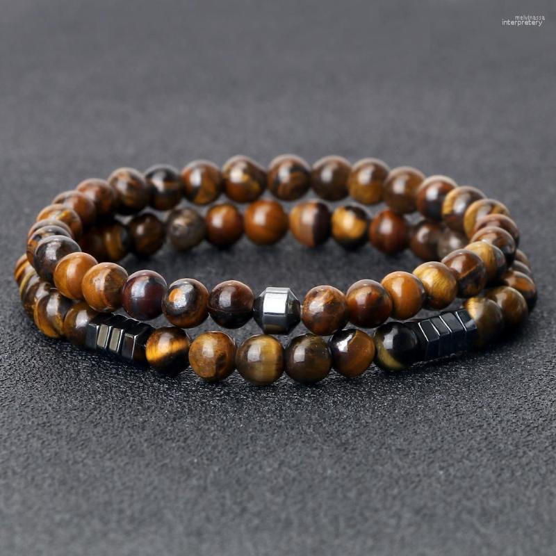 Strand 2Pcs/set Men Natural Tiger Eye Lava Beads Prayer Bracelets Women 6mm White Friendship Jewelry Couples Pulseira
Strand 2Pcs/set Men Natural Tiger Eye Lava Beads Prayer Bracelets Women 6mm White Friendship Jewelry Couples Pulseira