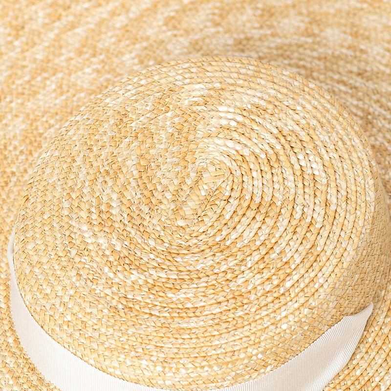 Wide Brim Hats Bucket Hats Summer Raffia Women Long Ribbon Wide Brim Beach Hat French Style Vintage Sunscreen Big Natural Wheat Straw Hats Girl Bow Ca