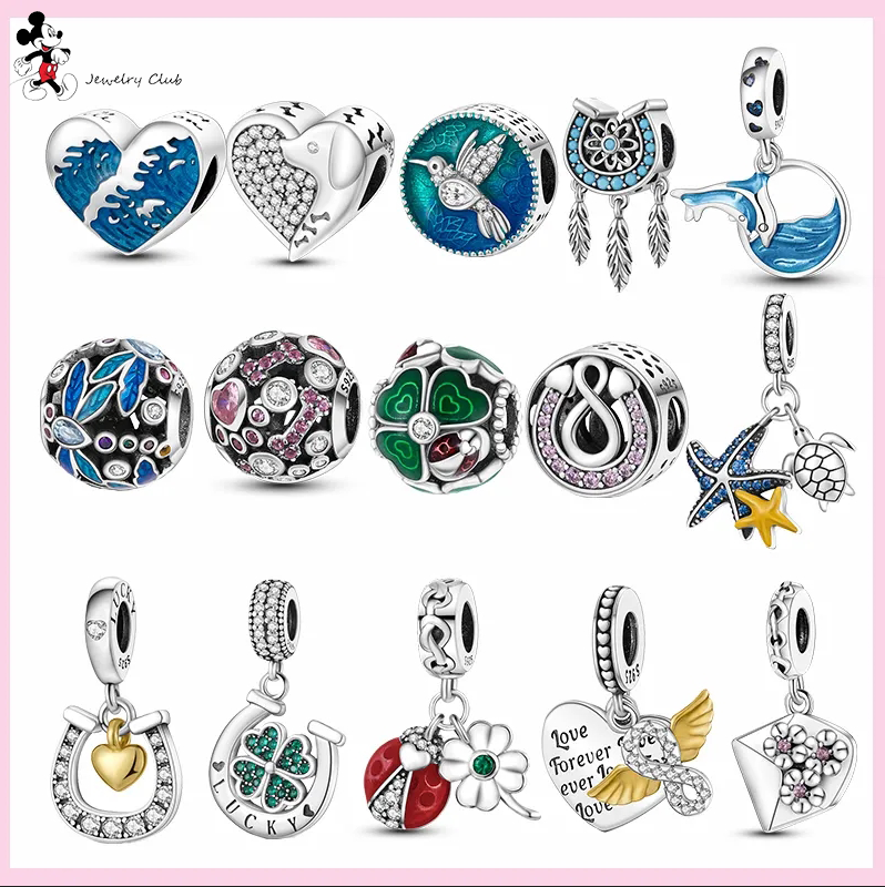 For pandora charm 925 silver beads charms 25 Bracelet Pendant Round Flower Four Leaf Clover charms set Pendant
For pandora charm 925 silver beads charms 25 Bracelet Pendant Round Flower Four Leaf Clover charms set Pendant