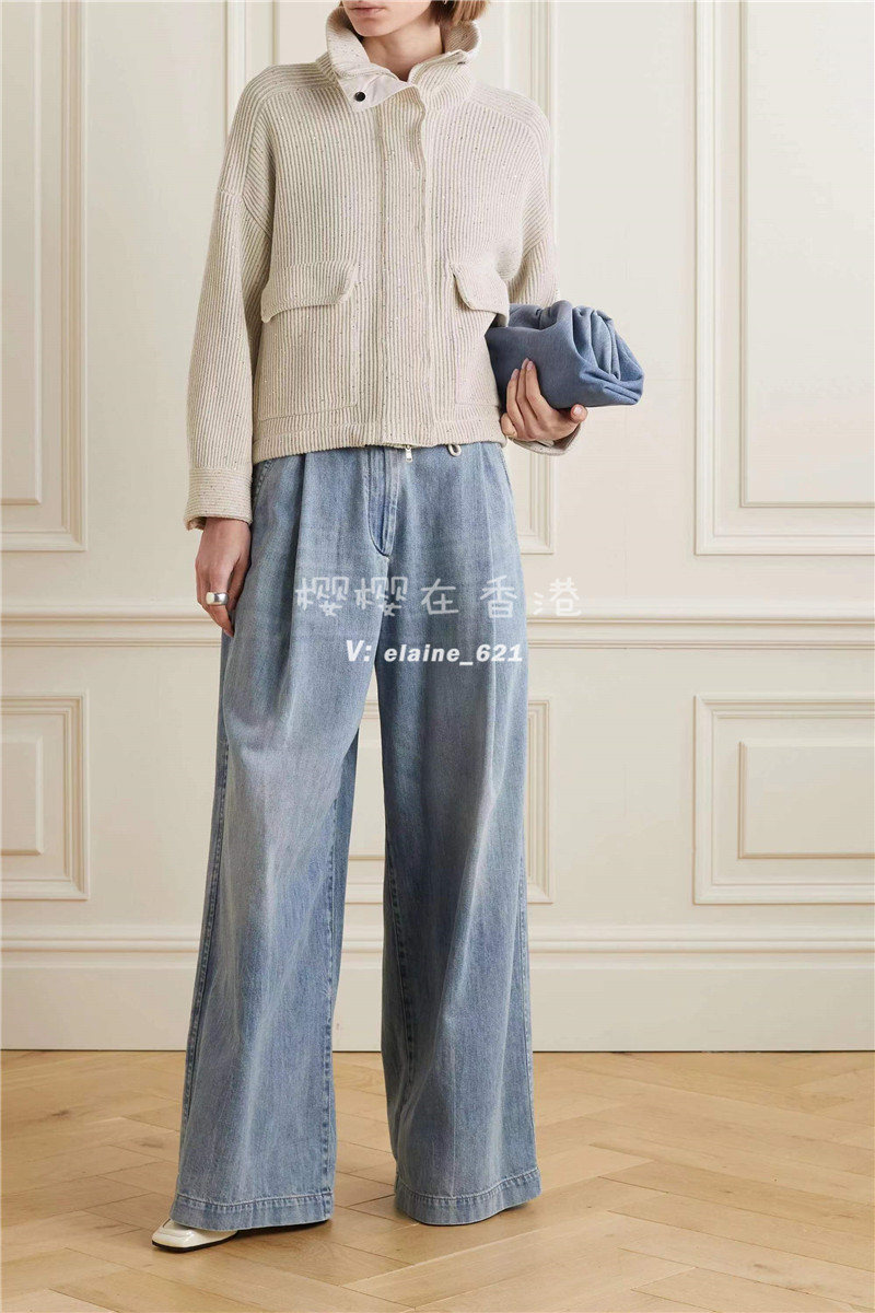 Women Jackets Brunello Cucinelli Spring and Summer Sequined Ribbed Cotton Coat, Beige
Women Jackets Brunello Cucinelli Spring and Summer Sequined Ribbed Cotton Coat, Beige