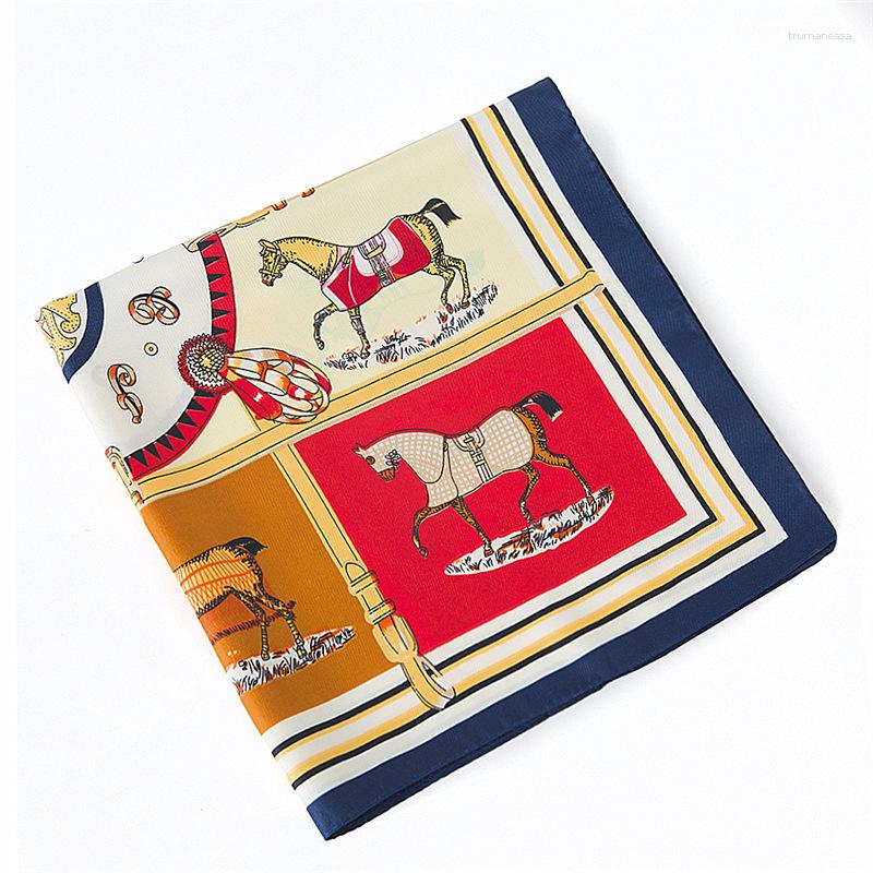 Scarves 60X60CM Women Square Scarf Horse Printing Hair Neck Scarfs For Ladies Kerchief Twill Imitation Silk Foulard Scarves&Wraps
Scarves 60X60CM Women Square Scarf Horse Printing Hair Neck Scarfs For Ladies Kerchief Twill Imitation Silk Foulard Scarves&Wraps
