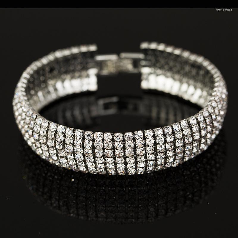 Link Bracelets Chain Luxury Crystal Rhinestone Bangles For Women Gold Silver Color Bridal Wedding Jewelry AccessoriesLink LinkLink Raym22
Link Bracelets Chain Luxury Crystal Rhinestone Bangles For Women Gold Silver Color Bridal Wedding Jewelry AccessoriesLink LinkLink Raym22