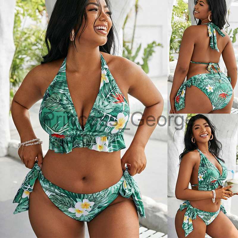 Women's Plus Size Swimwear Large Size Bikini Set Large Cup Swimwear Women Retro Halter Neck Cross Swimming Suit Big Size Swimsuit Plus Size Bikini x0621, Green
Women's Plus Size Swimwear Large Size Bikini Set Large Cup Swimwear Women Retro Halter Neck Cross Swimming Suit Big Size Swimsuit Plus Size Bikini x0621, Green