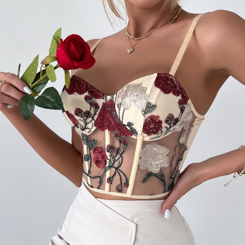 Women's Tanks Vintage Embroidery Rose Mesh Cropped Top Women 2023 Aesthetic Sexy Camis Tank Corset Party Club Summer Outfits Underwear
Women's Tanks Vintage Embroidery Rose Mesh Cropped Top Women 2023 Aesthetic Sexy Camis Tank Corset Party Club Summer Outfits Underwear