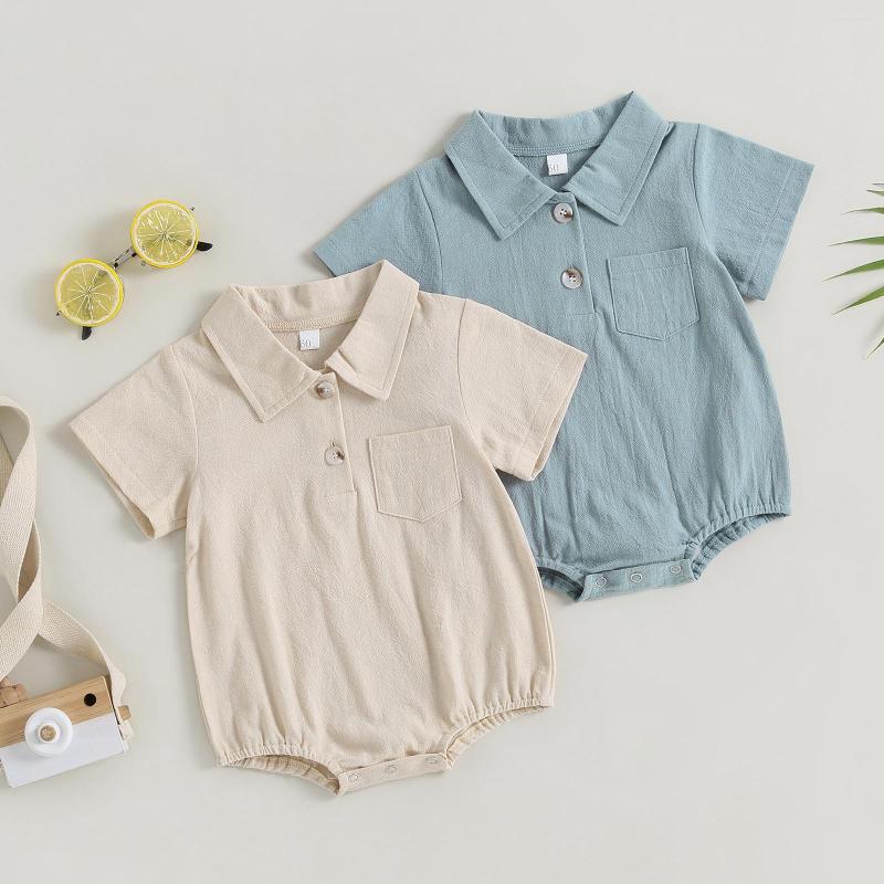 Rompers Pudcoco Infant Born Baby Summer Romper Solid Color Short Sleeve Jumpsuit With Breast Pocket Toddler Boy Girls Cute Clothes, Beige
Rompers Pudcoco Infant Born Baby Summer Romper Solid Color Short Sleeve Jumpsuit With Breast Pocket Toddler Boy Girls Cute Clothes, Beige