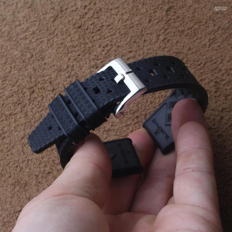 Watch Bands High Quality Watchband Silicone Rubber Fit Sport Watches Mens Wristwatch Accessories 20mm With Silver Stainless Steel Pin Buckle
Watch Bands High Quality Watchband Silicone Rubber Fit Sport Watches Mens Wristwatch Accessories 20mm With Silver Stainless Steel Pin Buckle